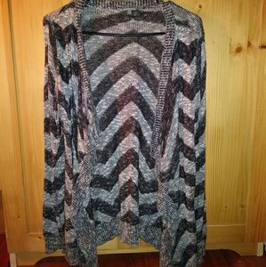 striped cardigan